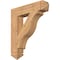 Ekena Millwork Funston Arts & Crafts Smooth Bracket, Western Red Cedar, 5 1/2"W x 28"D x 32"H BKT06X28X32FST03SWR - alternate 1
